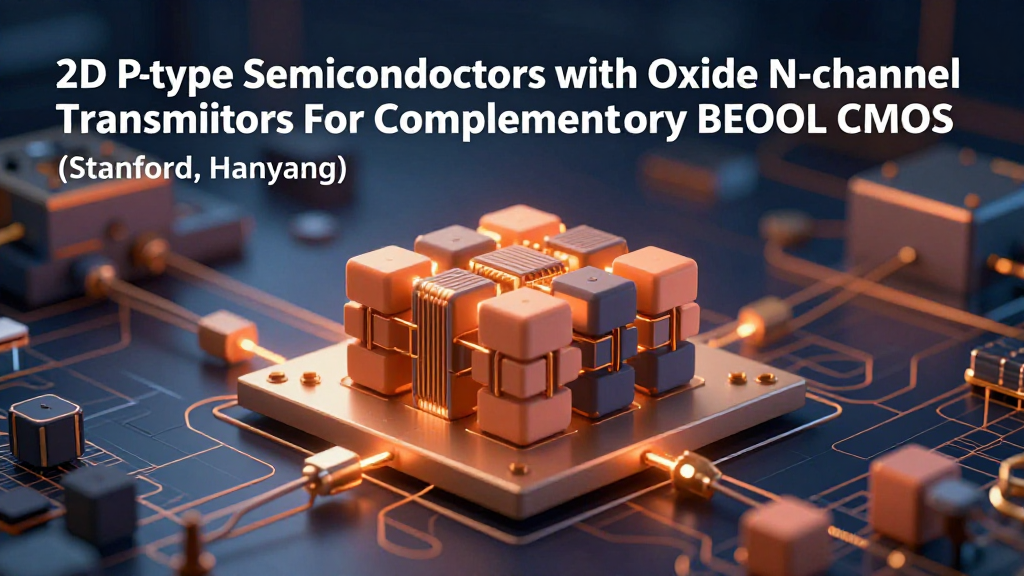 2D P-Type Semiconductors with Oxide N-Channel Transistors For Complementary BEOL CMOS (Stanford, Hanyang)