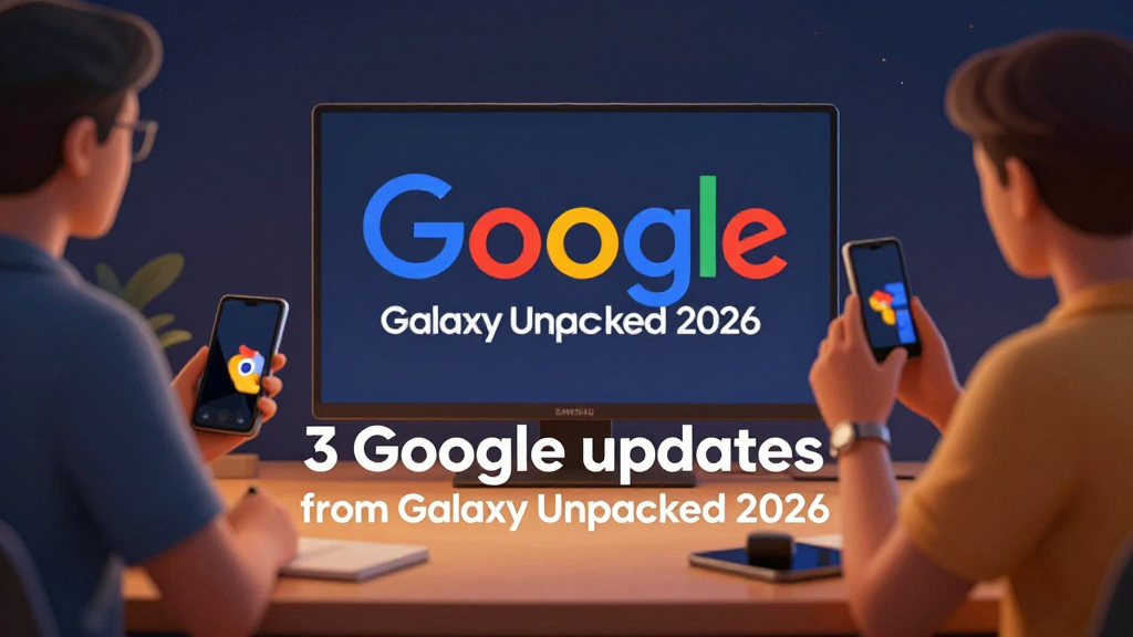 3 Google updates from Galaxy Unpacked 2026