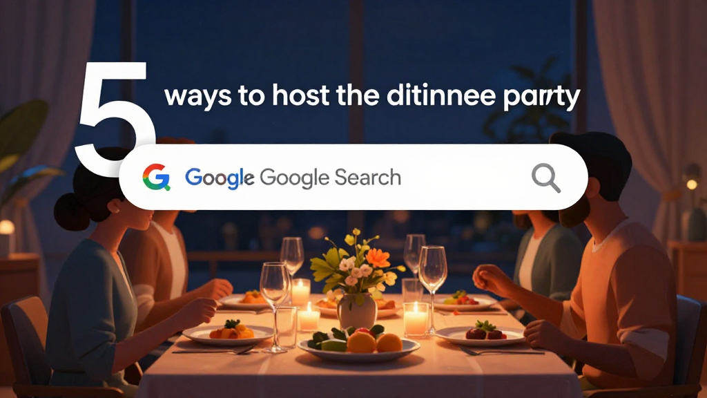 5 ways to host the ultimate dinner party with Google Search
