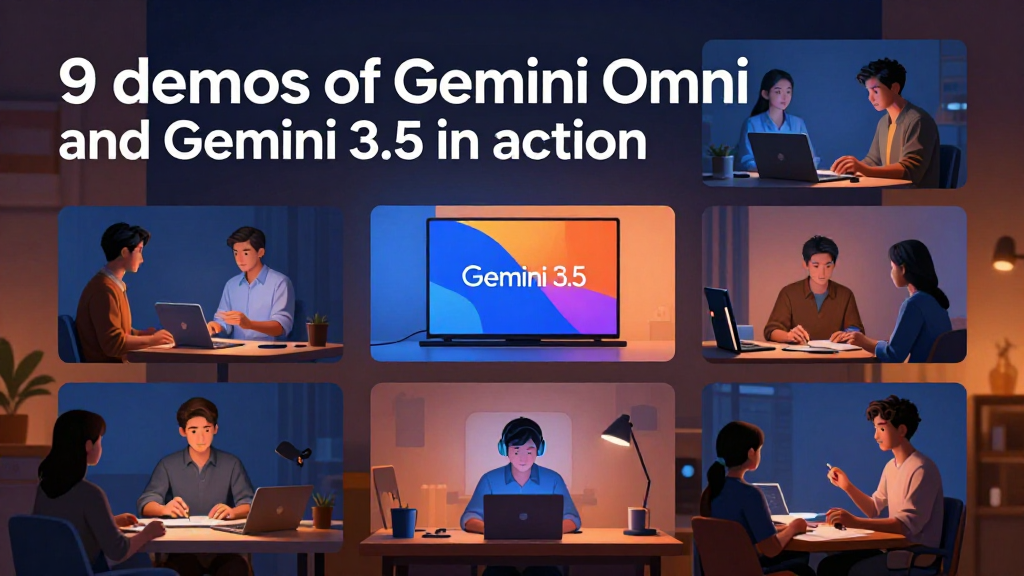9 demos of Gemini Omni and Gemini 3.5 in action