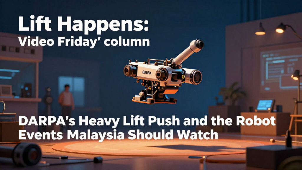 'Lift Happens': DARPA's Heavy Lift Push and the Robot Events Malaysia Should Watch