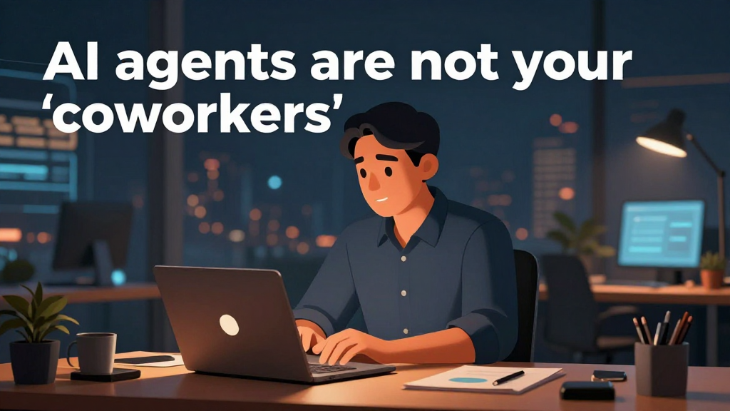 AI agents are not your "coworkers"