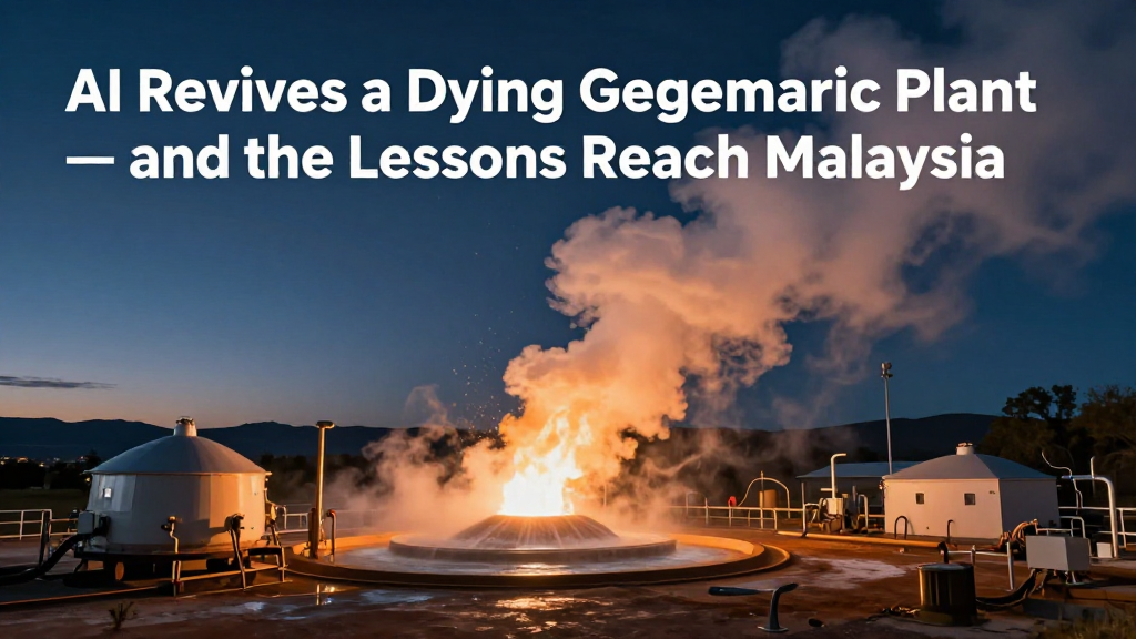 AI Revives a Dying Geothermal Plant — and the Lessons Reach Malaysia