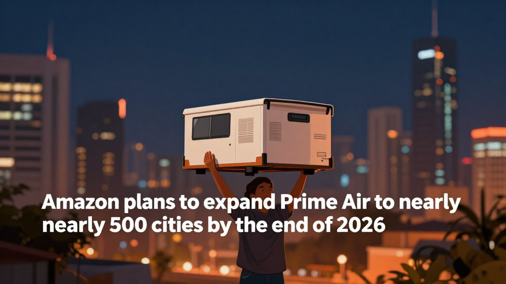 Amazon plans to expand Prime Air to nearly 500 cities by the end of 2026