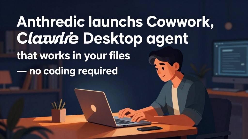 Anthropic launches Cowork, a Claude Desktop agent that works in your files — no coding required