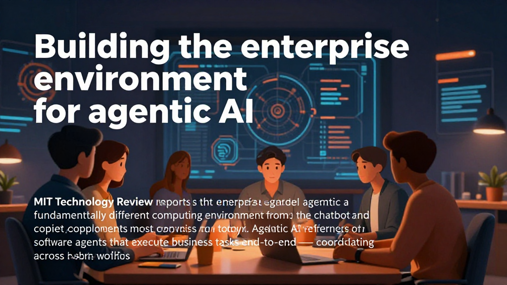 Building the enterprise environment for agentic AI