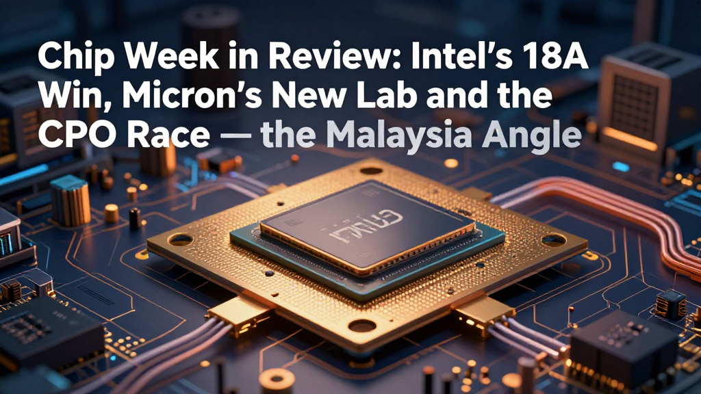 Chip Week in Review: Intel's 18A Win, Micron's New Lab and the CPO Race — the Malaysia Angle