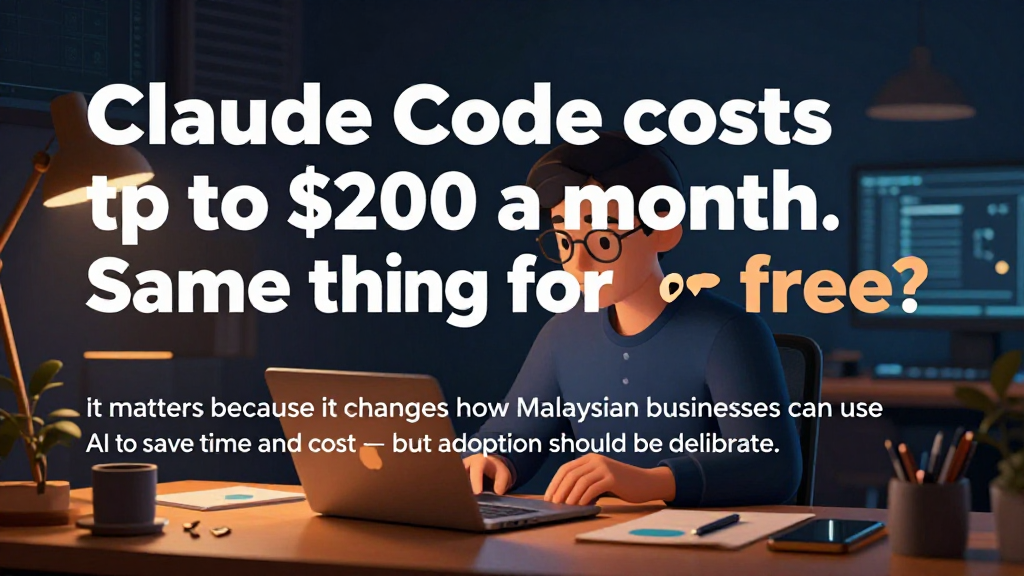 Claude Code costs up to $200 a month. Goose does the same thing for free.