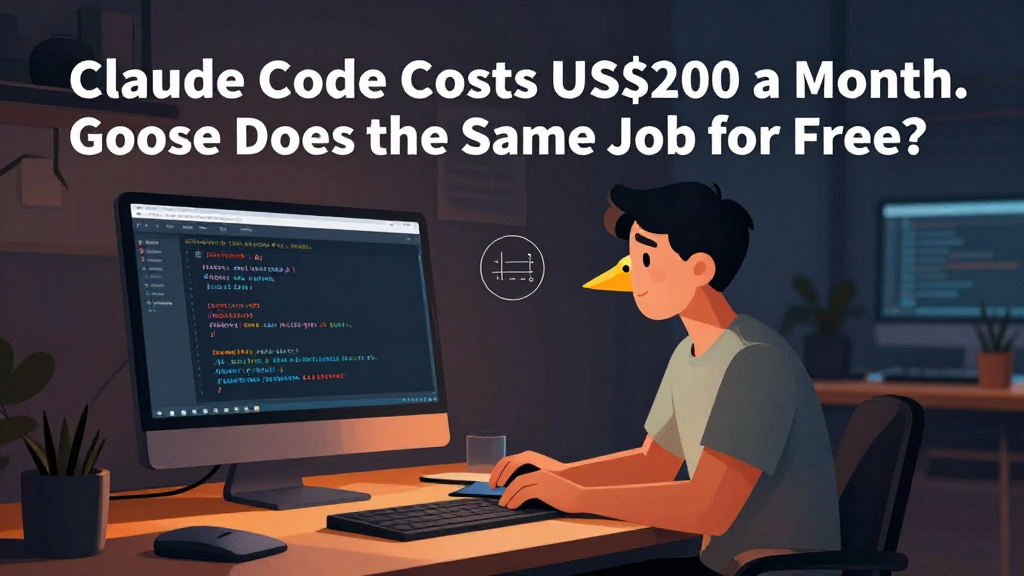 Claude Code Costs US$200 a Month. Goose Does the Same Job for Free