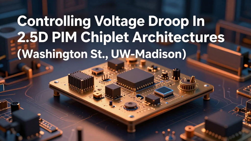 Controlling Voltage Droop In 2.5D PIM Chiplet Architectures (Washington St., UW-Madison)