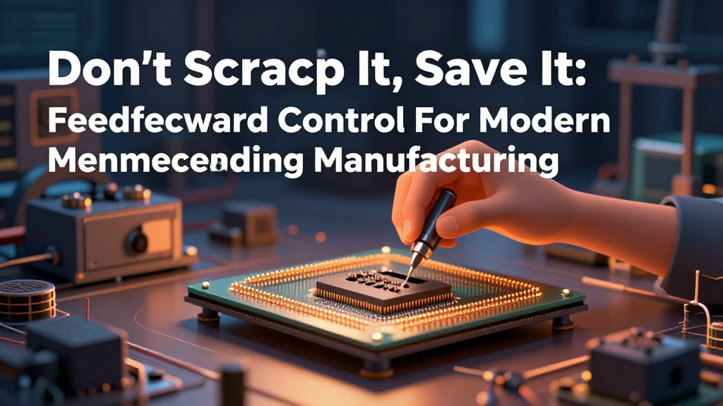Don't Scrap It, Save It: Feedforward Control For Modern Semiconductor Manufacturing