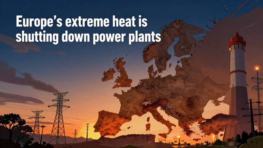 Europe’s extreme heat is shutting down power plants