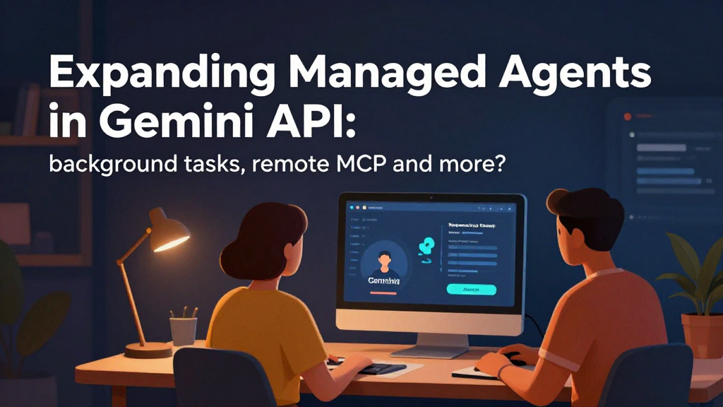 Expanding Managed Agents in Gemini API:  background tasks, remote MCP and more