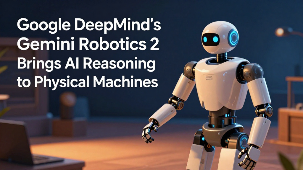 Google DeepMind's Gemini Robotics 2 Brings AI Reasoning to Physical Machines