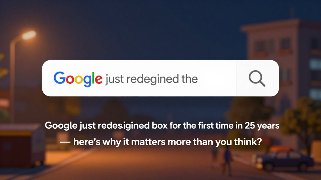 Google just redesigned the search box for the first time in 25 years — here’s why it matters more than you think.