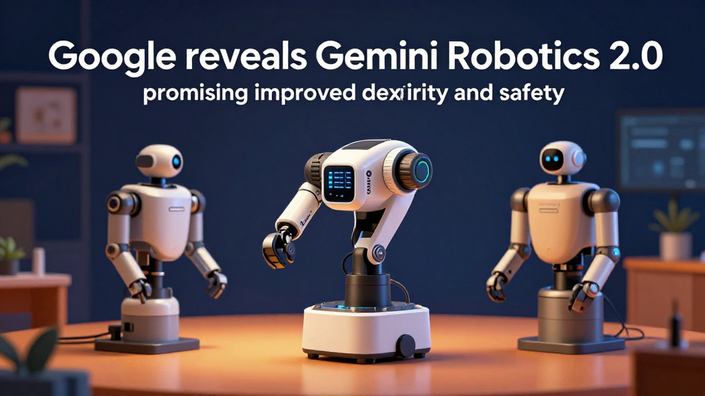 Google reveals Gemini Robotics 2.0, promising improved dexterity and safety