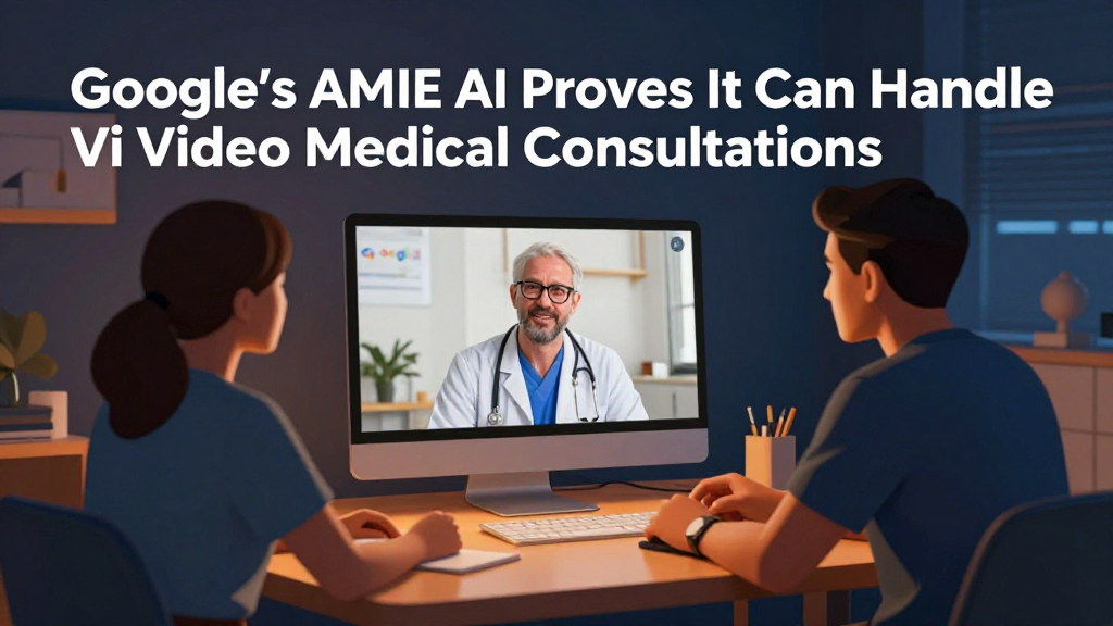 Google's AMIE AI Proves It Can Handle Video Medical Consultations