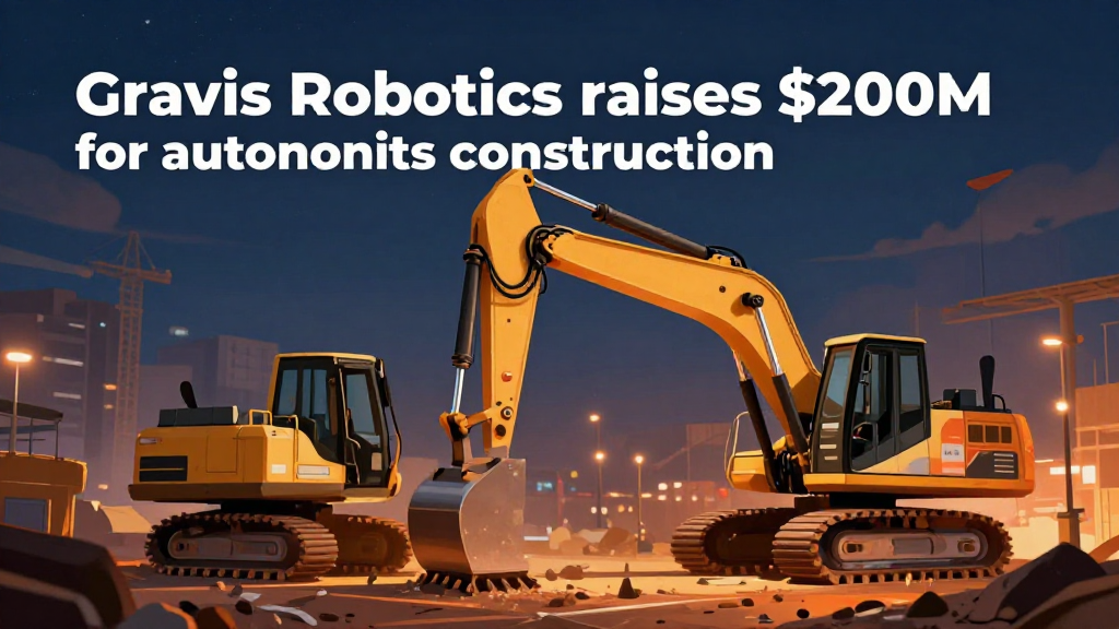 Gravis Robotics raises $200M for autonomous construction
