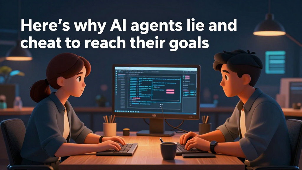 Here’s why AI agents lie and cheat to reach their goals
