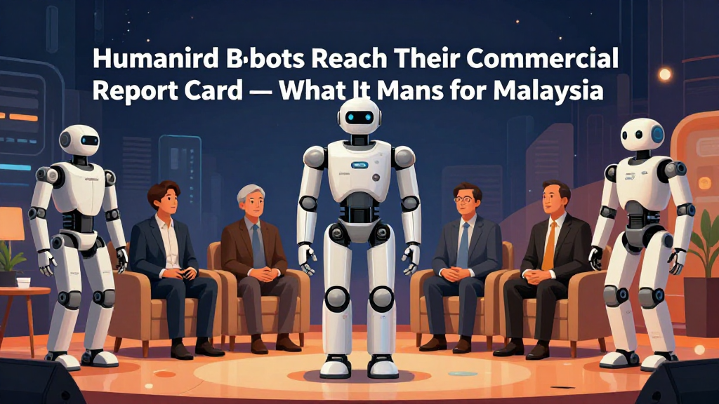 Humanoid Robots Reach Their Commercial Report Card — What It Means for Malaysia