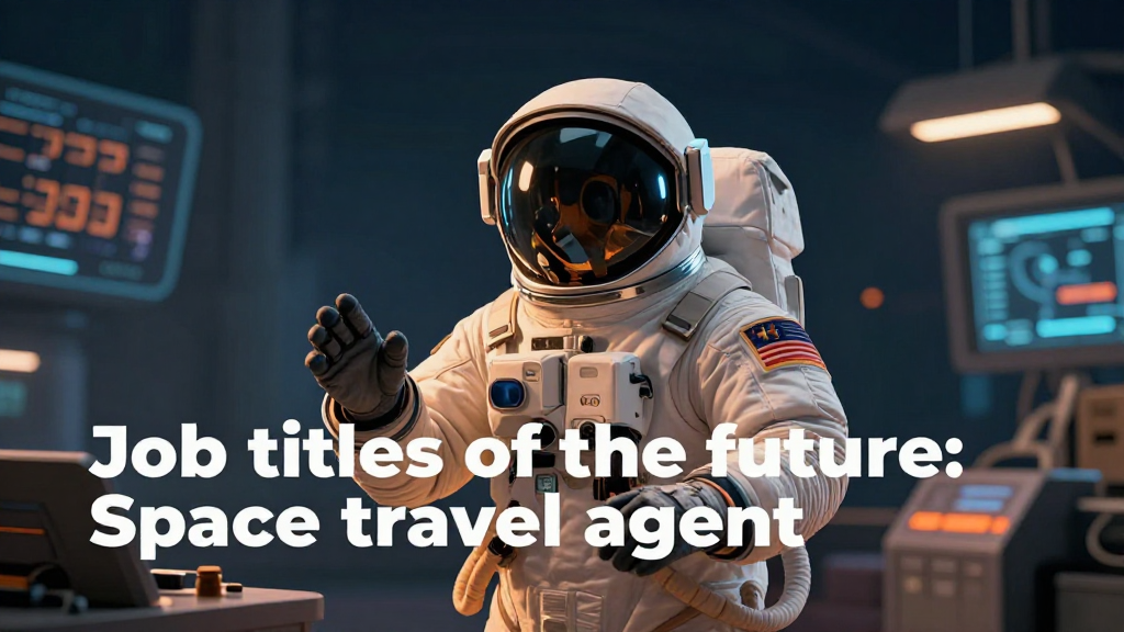 Job titles of the future: Space travel agent