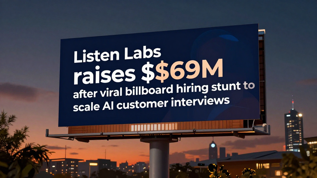 Listen Labs raises $69M after viral billboard hiring stunt to scale AI customer interviews