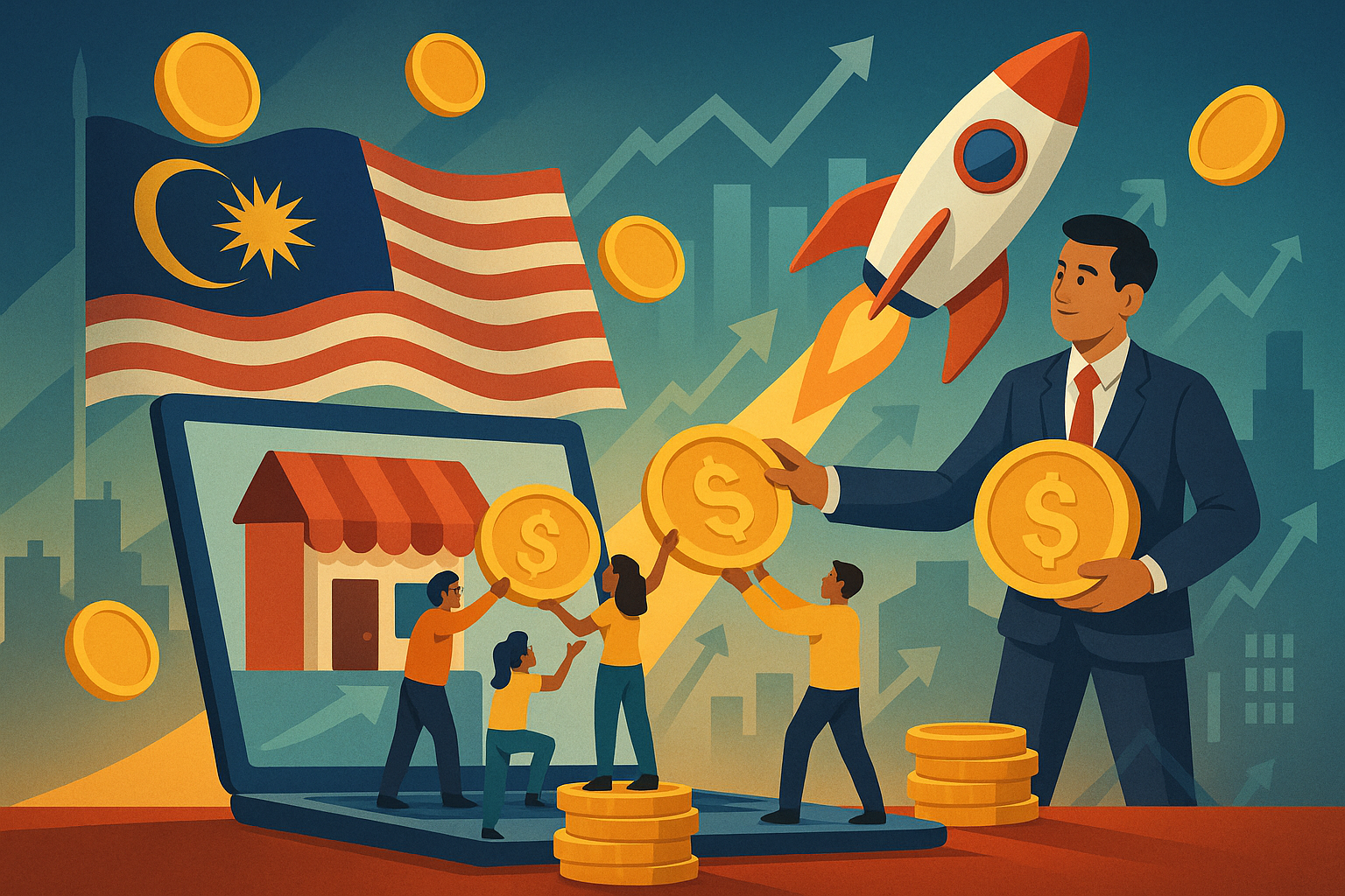 Malaysia's ECF and P2P Platforms Cross US$240 Million in 2020 Funding