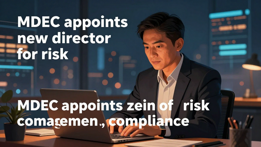 MDEC appoints new director for risk management, compliance