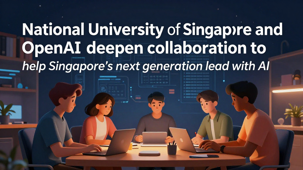 National University of Singapore and OpenAI deepen collaboration to help Singapore’s next generation lead with AI