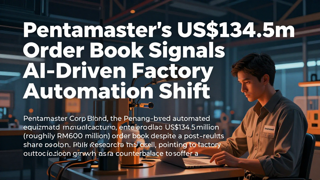 Pentamaster's US$134.5m Order Book Signals AI-Driven Factory Automation Shift