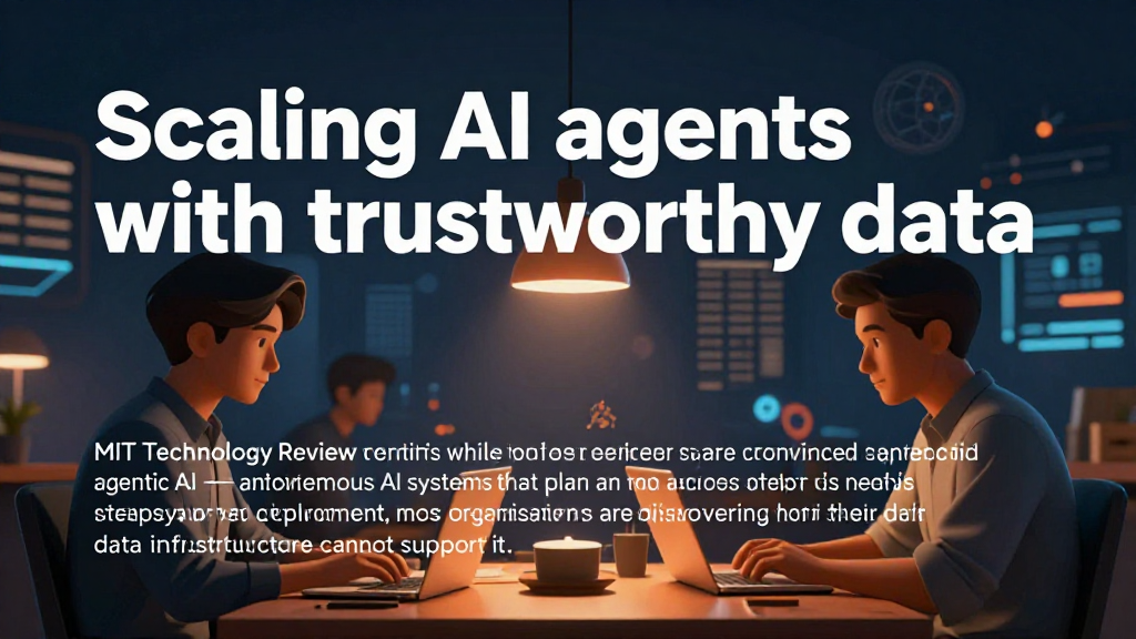 Scaling AI agents with trustworthy data