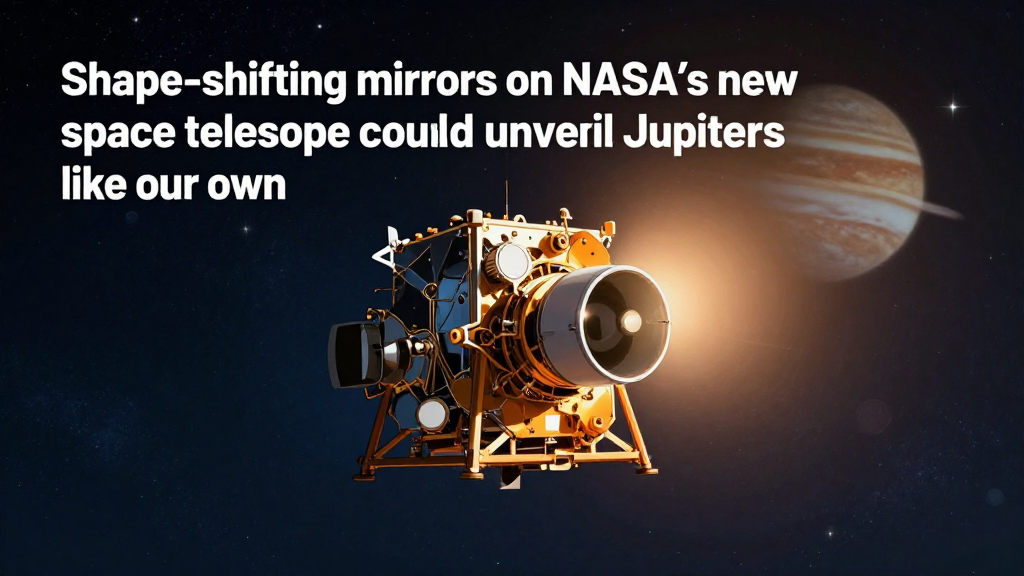 Shape-shifting mirrors on NASA’s new space telescope could unveil Jupiters like our own