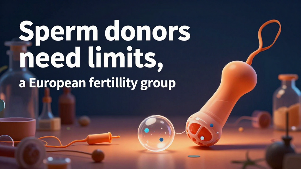 Sperm donors need limits, says a European fertility group