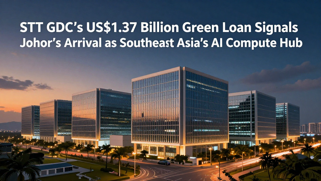 STT GDC's US$1.37 Billion Green Loan Signals Johor's Arrival as Southeast Asia's AI Compute Hub