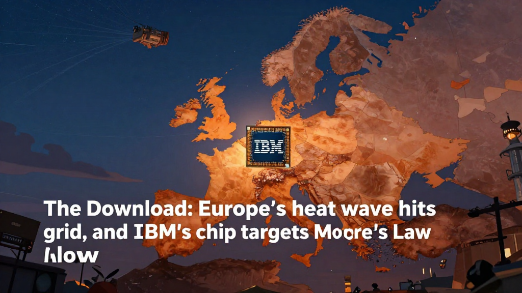The Download: Europe's heat wave hits the grid, and IBM's chip targets Moore's Law
