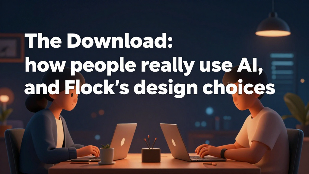 The Download: how people really use AI, and Flock's design choices