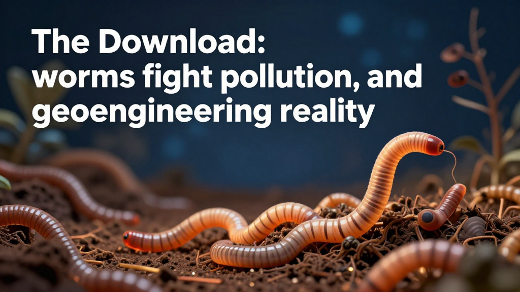 The Download: worms fight pollution, and geoengineering faces reality