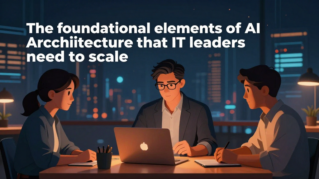 The foundational elements of AI architecture that IT leaders need to scale