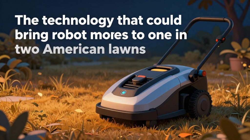 The technology that could bring robot mowers to one in two American lawns