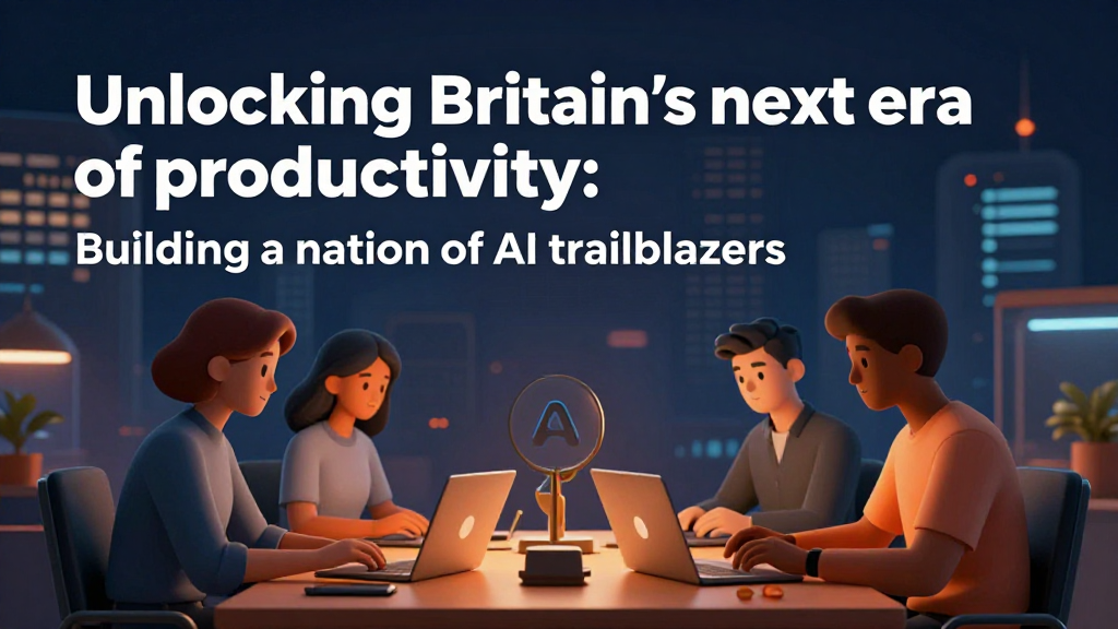 Unlocking Britain’s next era of productivity: Building a nation of AI trailblazers