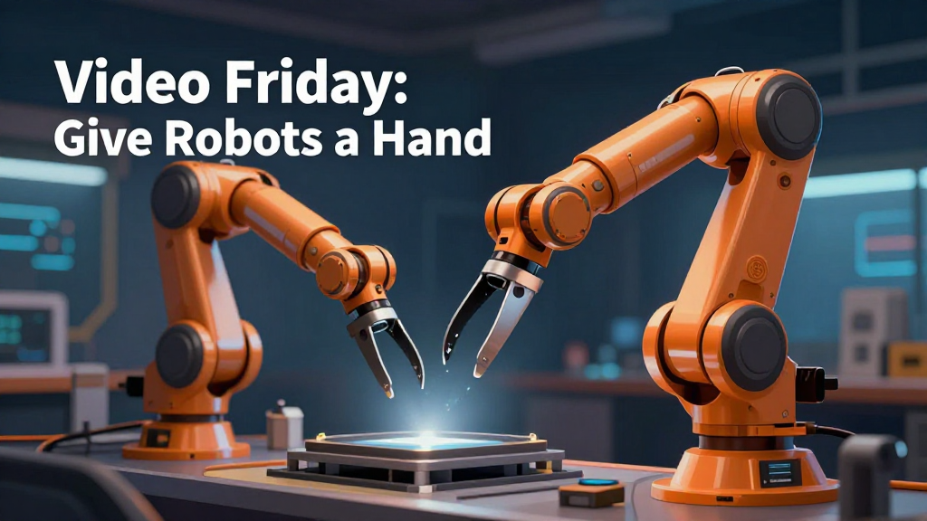 Video Friday: Give Robots a Hand