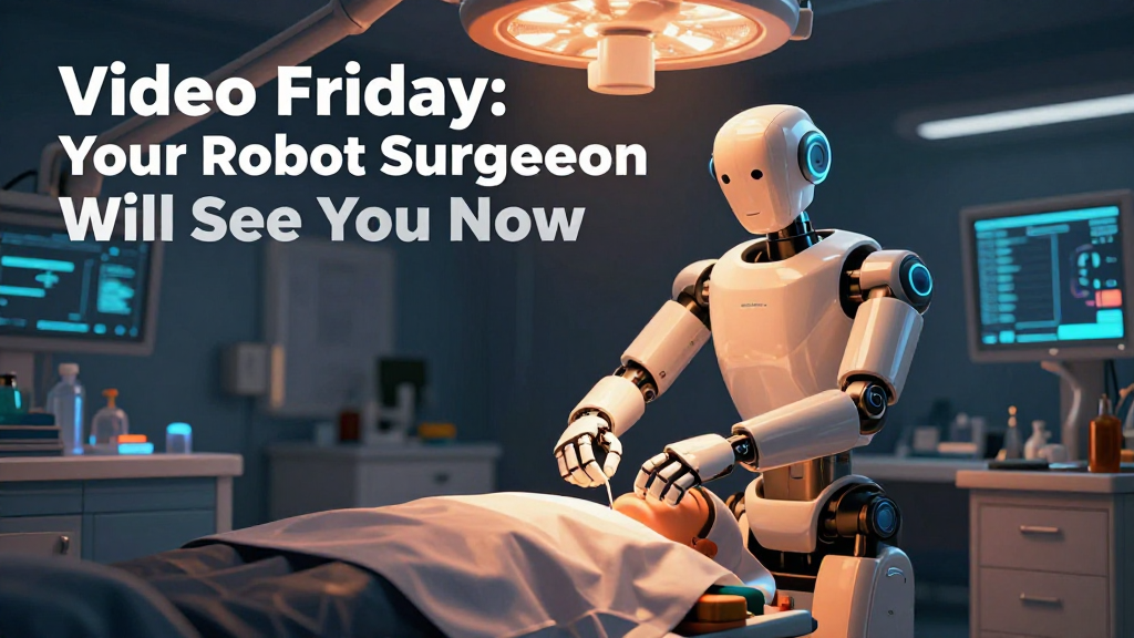 Video Friday: Your Robot Surgeon Will See You Now