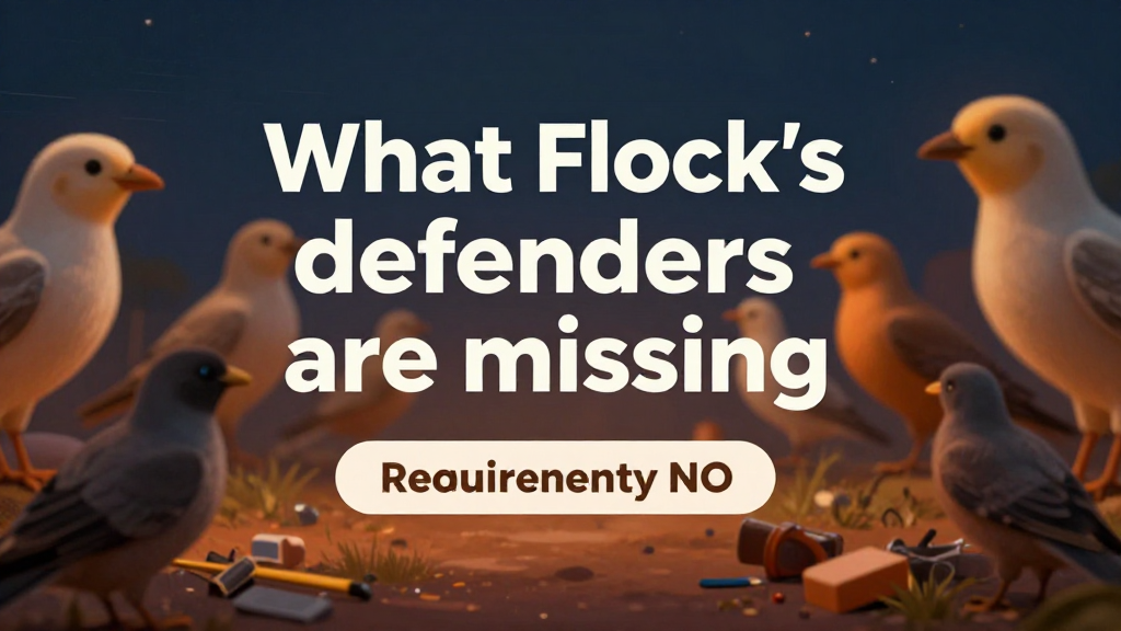 What Flock’s defenders are missing